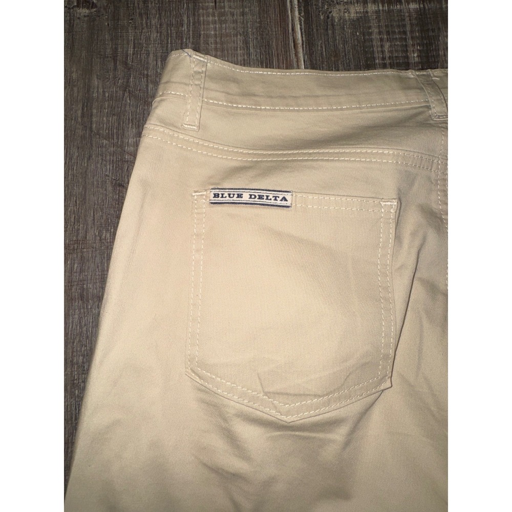 Blue Delta Tom James Holland & Sherry Custom Tan Khaki Pants Mens 34x30 USA